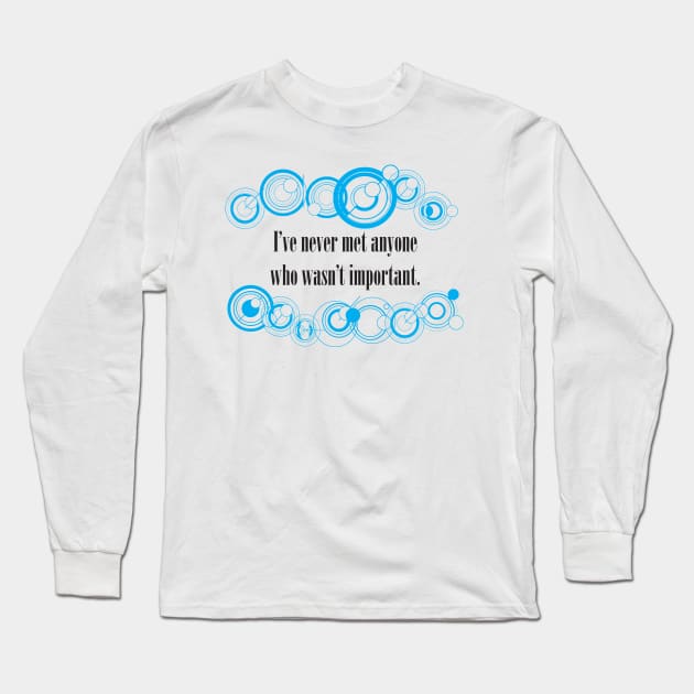 900 Years of Space and Time - Gallifreyan Long Sleeve T-Shirt by MeliWho